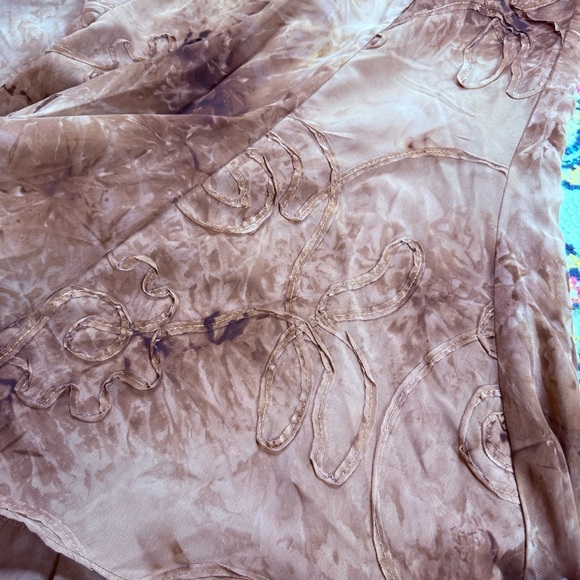 Vintage Y2K Dressbarn Tie Dye Boho Fairycore Skirt Size 6 - Picture 12 of 12